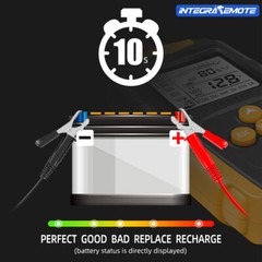 12V 24V Car Lead-Acid Battery Tester LCD Charging Load Test Diagnostic Analyzer-
