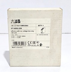 ABB CT-AHS.22S 1SVR730110R3300 OFF DELAY WITH AUX TIME RELAY 0.05S-300H