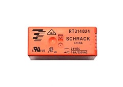 1pc TYCO RT314024 Power Relay 24VDC 8Pin 16A 250VAC
