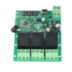 AC220V / DC7V-32V 10A 3CH Bluetooth WIFI Relay module supports RF 433Mhz Remote