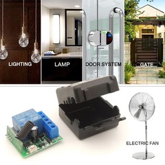 433MHz Wireless Remote Switch DC 12V 1CH RF Relay & 2CH Transmitter Door Lock