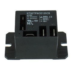 t2PCS Power Relay AC120V Coil 20A SPDT(1NO 1NC) 120 VAC with Flange Mounting …
