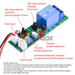 5V 12V 24V DC Infinite Cycle Delay Timer Relay Turn On-off Switch Loop Module
