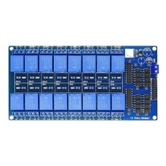 5V Relay Shield Module Components with Optocoupler for 16-Channel