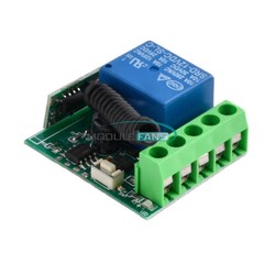 1-Channel 315/433MHz Wireless Relay RF Remote Control Switch Receiver DC12V 10A