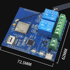 DC5V STM32 4G Networked Dual-Way Relay Module Development Board High Quality