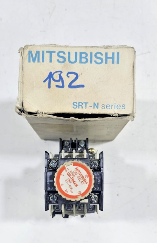 MITSUBISHI ELECTRIC SRT-NN UN-TR4AN ON DELAY CONTACTOR RELAY SR-N4 380-440VAC