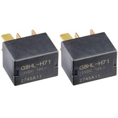 2 Pack 4 Prong AC Relay Power Relay Assembly for Honda Accord Civic CR-V MDX TL