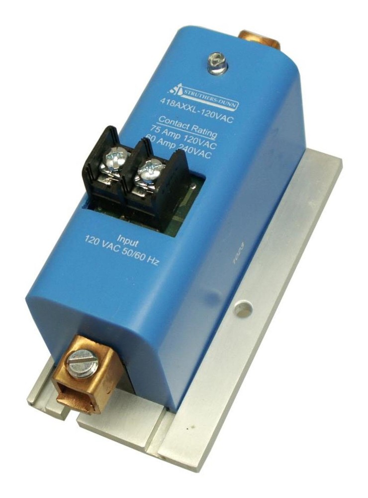 Struthers-Dunn 418AXXL-120VAC Relay; Hybrid Technology; SPDT; Cur-Rtg75A; 120…