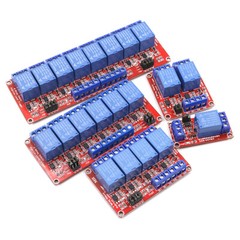 5V 12V 24V Relay High Low Level Optocoupler Board Module 1-2-4-6-8 Pi Channel
