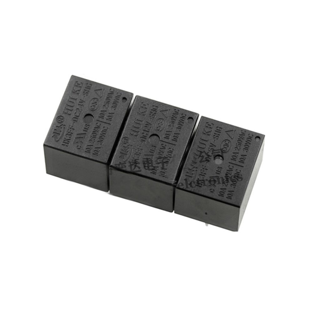 100pcs Relay DIP5 HK3FF-DC5V-SHG HK3FF-DC12V-SHG HK3FF-DC24V-SHG 10A