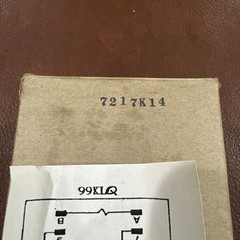 Relay Service Electromagnetic 7217K14 99KLQ Intermittent Duty 24 VDC