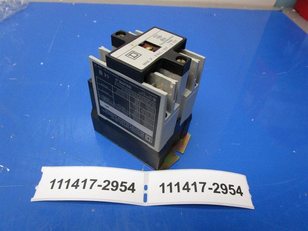 Square D 8501X020 Series A Control Relay New Old Stock No Box