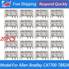 20Pcs 6A 250VAC 24VDC 5-Pins Replace For Allen-Bradley CAT 700-TBR24 Power Relay