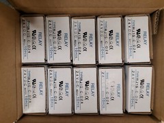 3 x RJ1S-C-D24 IDEC RJ Slim General Power Relay SPDT 12A 24VDC 3Pcs.