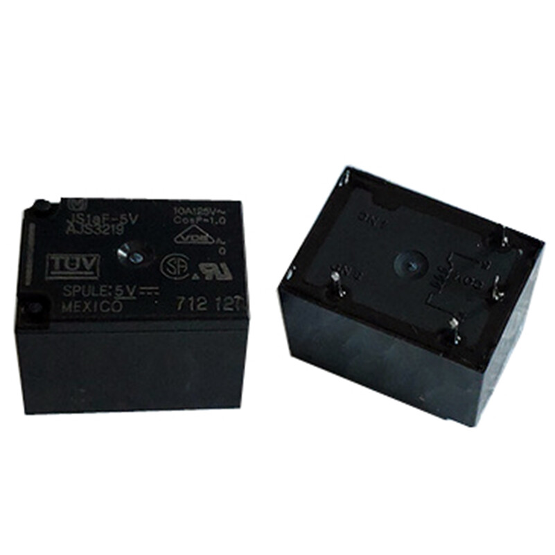 2Pcs Panasonic JS1aF-5V AJS3219 5VDC Power Relay 4Pins 10A 125V