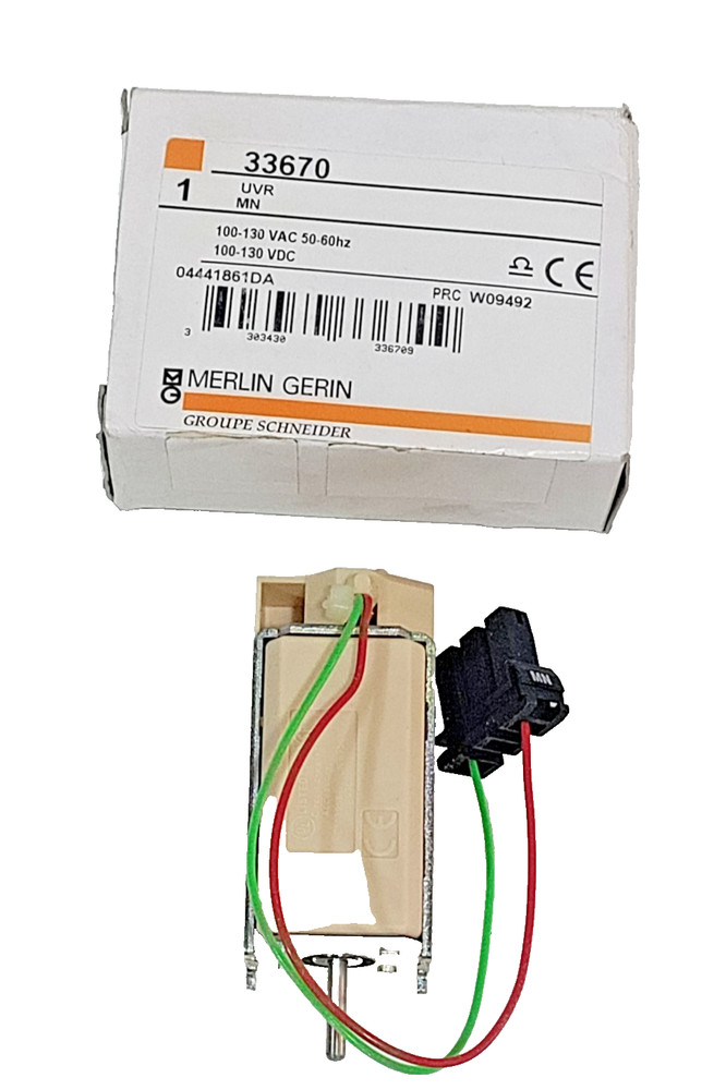 *New in Box* MERLIN GERIN 33670 UNDERVOLTAGE RELEASE 100-130VAC/DC