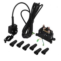 12V 250A Winch Solenoid Relay Contactor Thumb Rocker Switch Kit ATV UTV