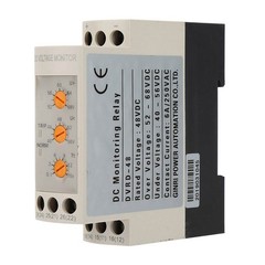 DC 48V DVRD Over Voltage And Under Voltage Protection Relay DC Voltage Monitor
