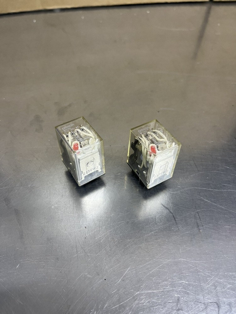 Lot Of 2 New Genuine Omron MY4N General Purpose Relay Compact Cube 110 V