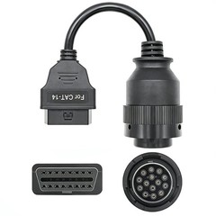 14 Pin to 16 Pin OBD2 Cable for CAT ET3 Diagnostic Adapter Scanner Tool