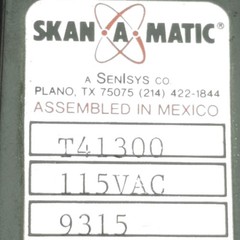 Skan-A-Matic T41300 High-Speed Sensor Amplifier Relay Control w/ Power Supply