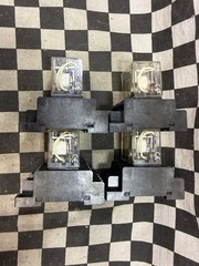 OMRON LY4 + 2-M4X12 RELAY 24VDC COIL 10AMP, Lot Of 4, shipsameday #1635A6