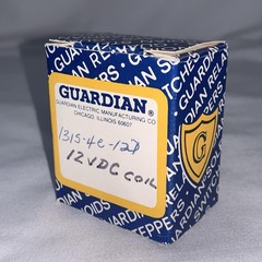 GUARDIAN ELECTRIC RELAY 1315 SERIES A410-362626-12 COIL 12V D.C.