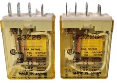 IDEC RH1B-U RH1B-UAC120V 120 V AC 10 A SPDT Power Relays – Lot of 2