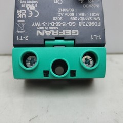 Gefran GQ-15-60-D-1-3-1WY Solid State Relay 3-32 VDC Input Voltage SPST 15A Used