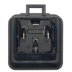 4-Pin 40/30AMP 12V DC Waterproof Relay SPST Automotive, Heavy Duty Wires, 2 Pack