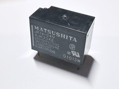 JK1A-24V Matsushita Slim Power Relay 24VDC SPST 1FormA 3A 4-Pin