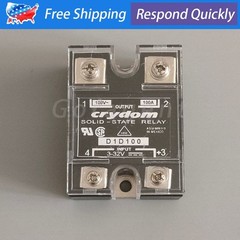 2PCS For Crydom D1D100 SSR Solid State Relay Output 100A 100V Input 3-32VDC US