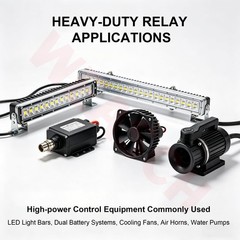 12V 250A Continuous Duty 5Pin SPDT Automotive Relay RV Marine