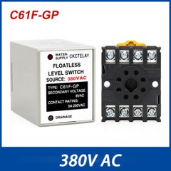 Water Level Controller Liquid Control Relay Switch with Socket 1NO1NC AC 220V