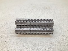Entrelec M…/6D… Gray Grey Wire Terminal M6D Lot of 25 (VT)
