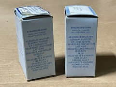 (2) Struthers Dunn Relays 219BBXP w/24-28VDC & 120VAC Coils, New & Ships FREE