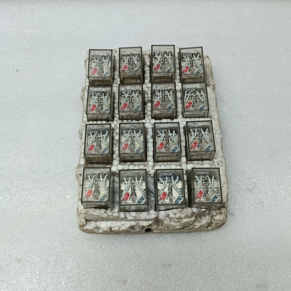 Omron MY4N 24V DC RELAY LOT OF 16 (FREE FAST SHIPPING)