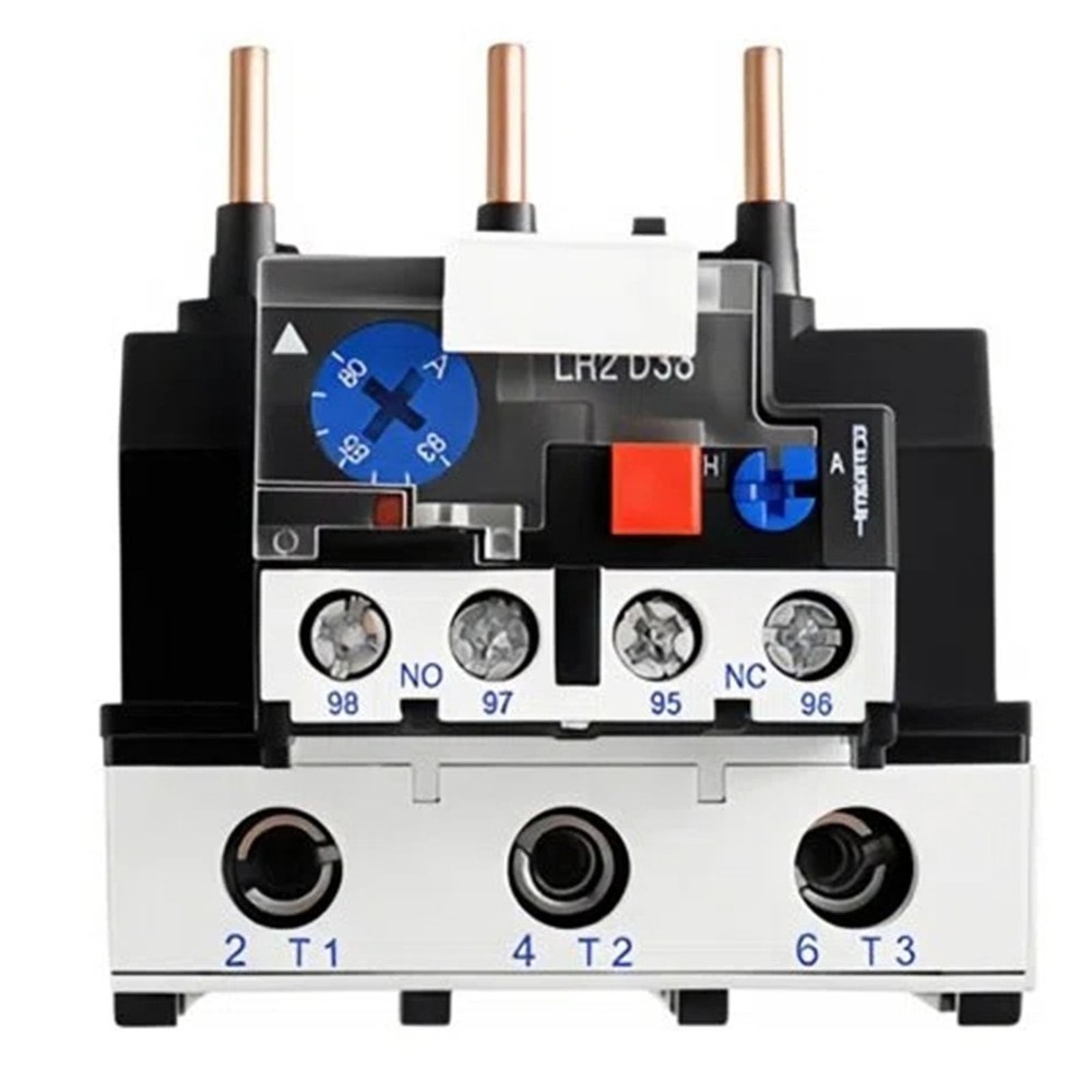 JR28-25 4–6A Thermal Overload Relay, 3-Pole 1NO+1NC, Manual/Auto Reset, Trip Cla