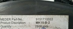 MEDER Proximity Sensors 1 Form A SMD MK15-B-2 Lot of 20 pieces Free tracked post