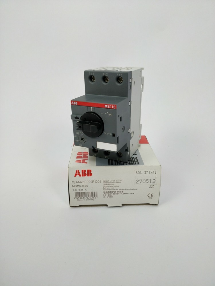 Abb 1sam250000r1002 Ms 116-0.25 Manual Motor Starter