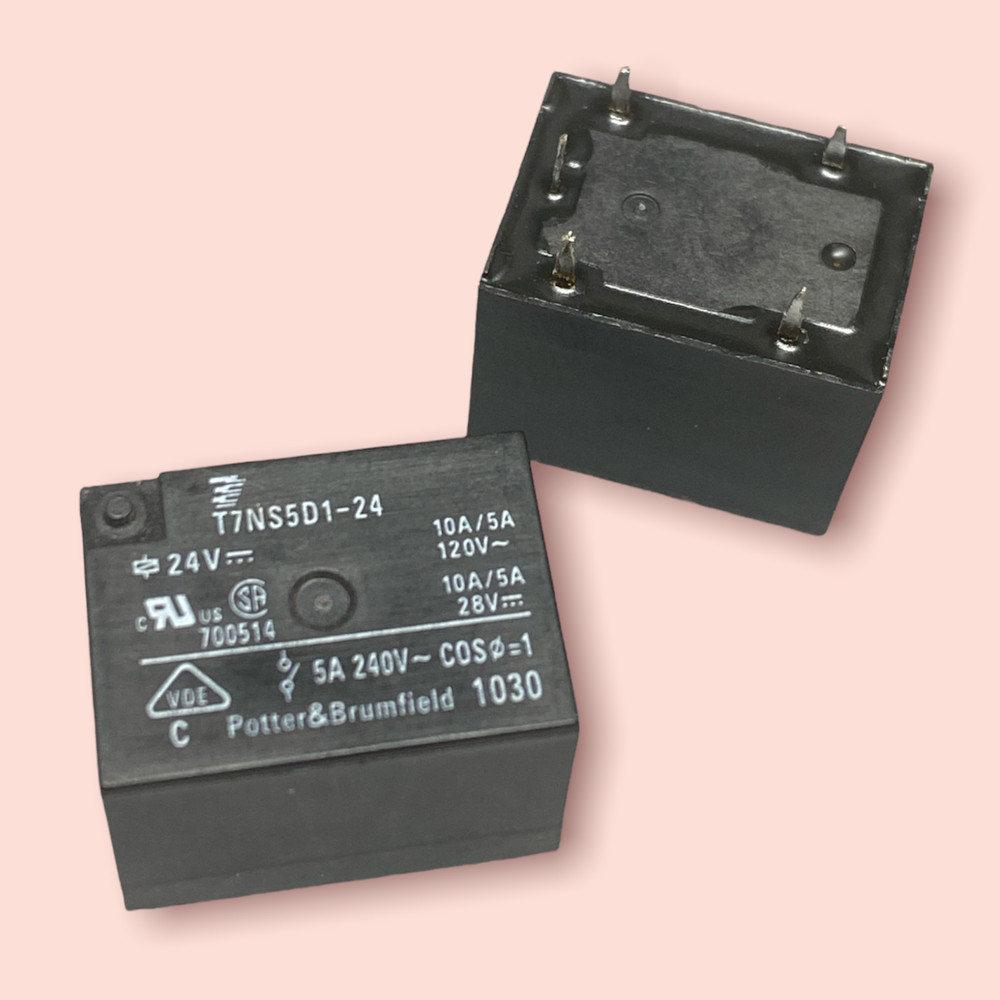 Potter & Brumfield T7NS5D1-24 RELAY 24V DC / 90 DAYS WARRANTY