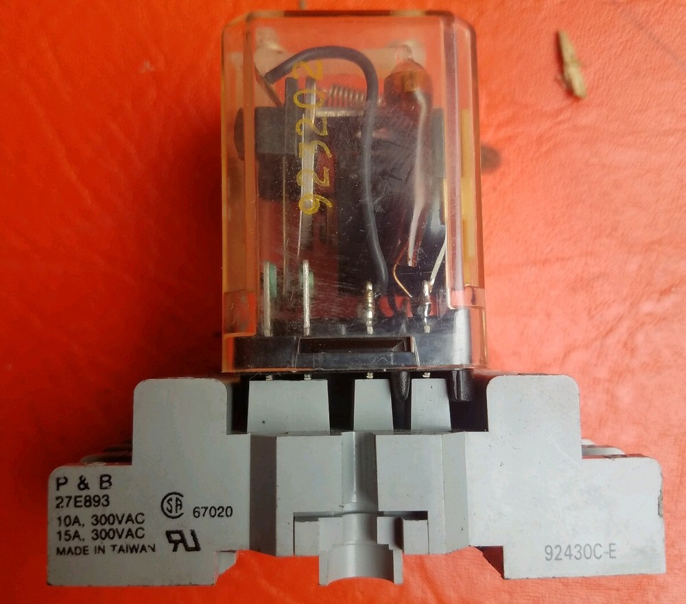 Qty 2 POTTER & BRUMFIELD KUP-14A45-120 Relays with P&B 27E893 Bases