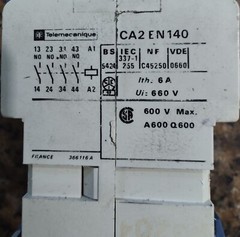 🗽TELEMECANIQUE CA2EN140 CONTROL RELAY CONTACTOR