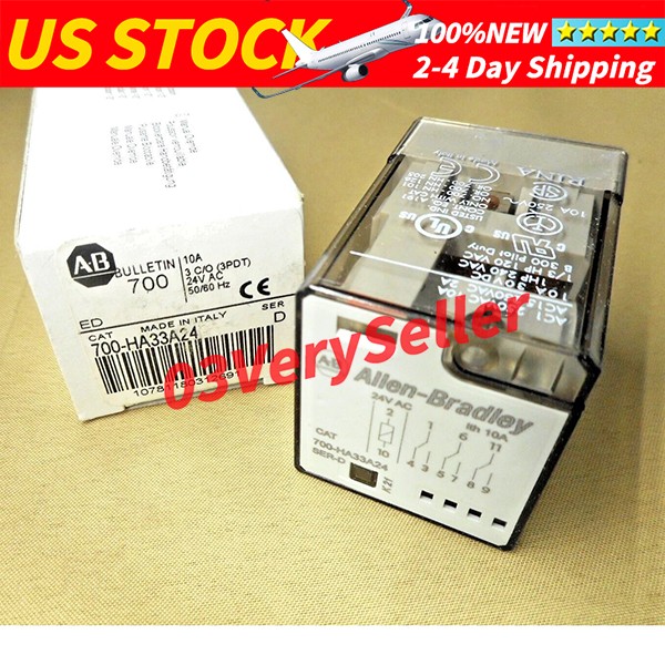 Allen Bradley 700-HA33A24 Relay New Sealed Free Shipping