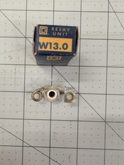 SQUARE D HEATER COIL ELEMENT W13.0 W 13.0 RELAY, Lot Of 4 – ECS