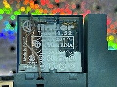 FINDER TYPE 40.52S 24VDC Power Relay with 95.75 Socket Lot