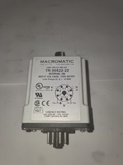 Macromatic TR-50522-22 Time Delay Relay Interval On 120VAC/DC 0.1-10 Min 10A