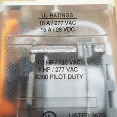 Telemecanique Schneider RPM12BD Relay, 24VDC, 15 Amp, 250VAC – USED
