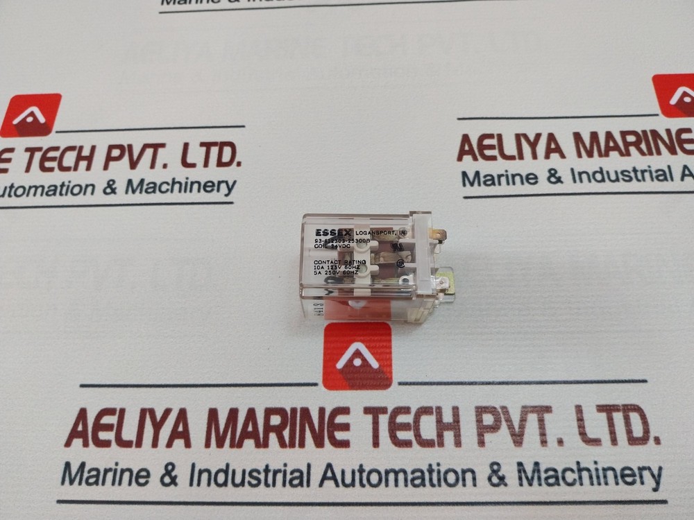 ESSEX 93-612303-25300B Relay 24VDC 5A 250V 60HZ 609851